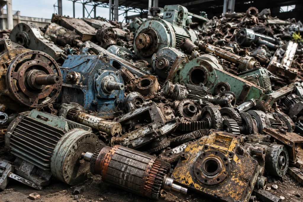 Machinery Scrap buyer in Dammam Saudi Arabia
