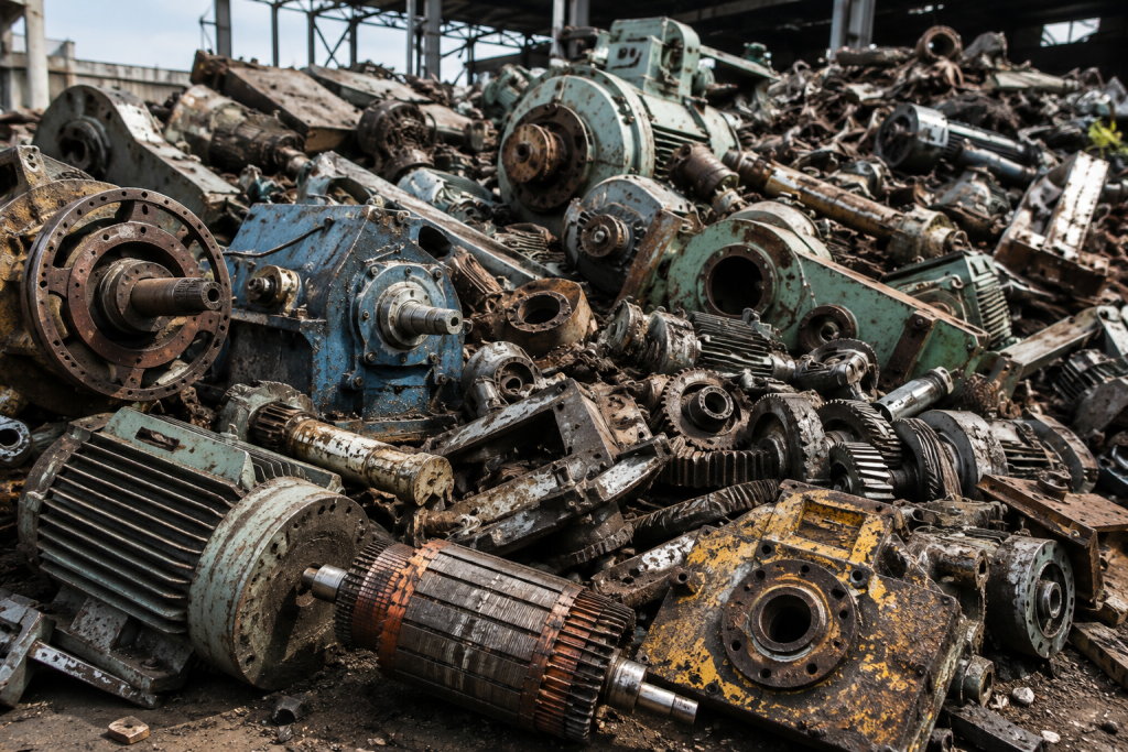 Machinery Scrap buyer in Dammam Saudi Arabia