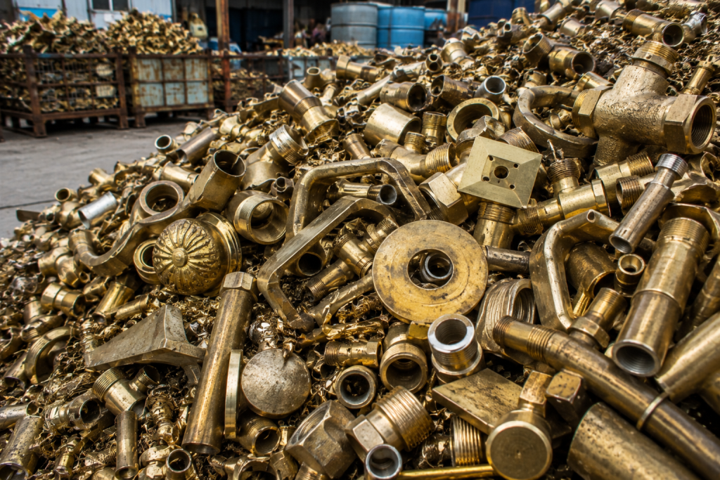 Brass scrap metal buyer and recycling services in Dammam