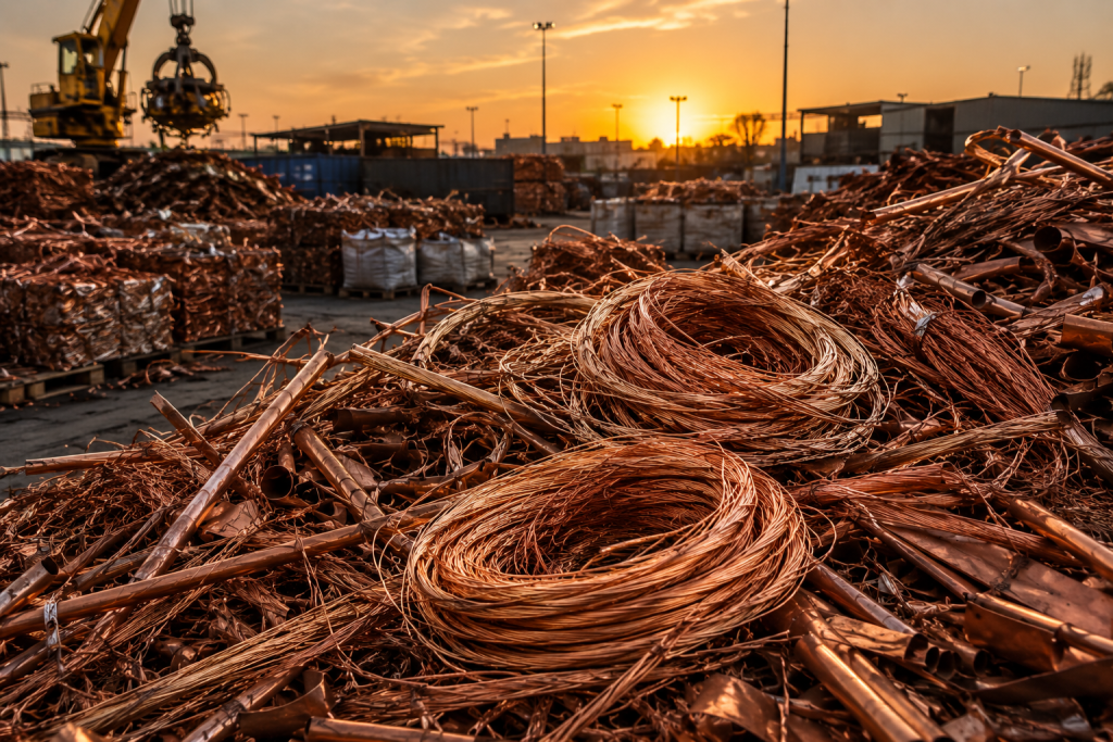 Copper scrap metal services in Dammam Saudi Arabia