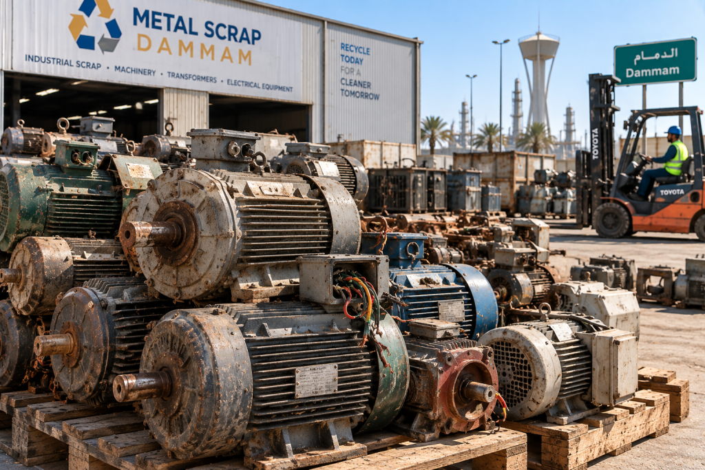 Industrial electric motor scrap in Dammam