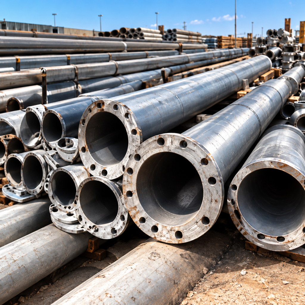 Pipe, Fittings & Flanges Scrap in Dammam