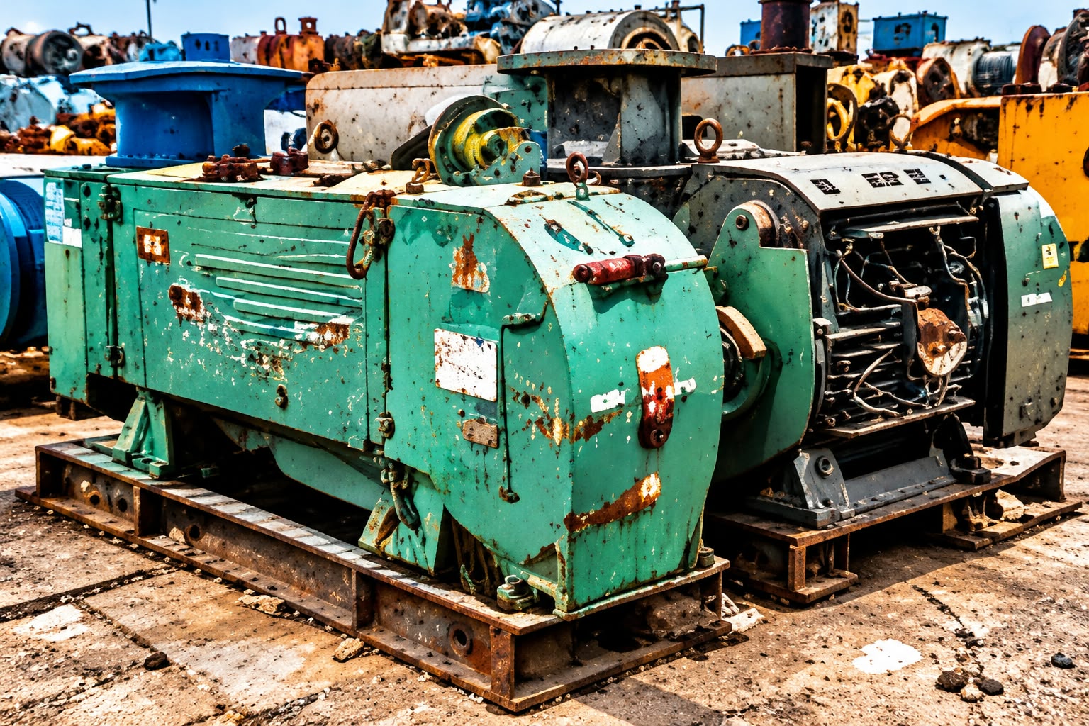 Green industrial generator scrap