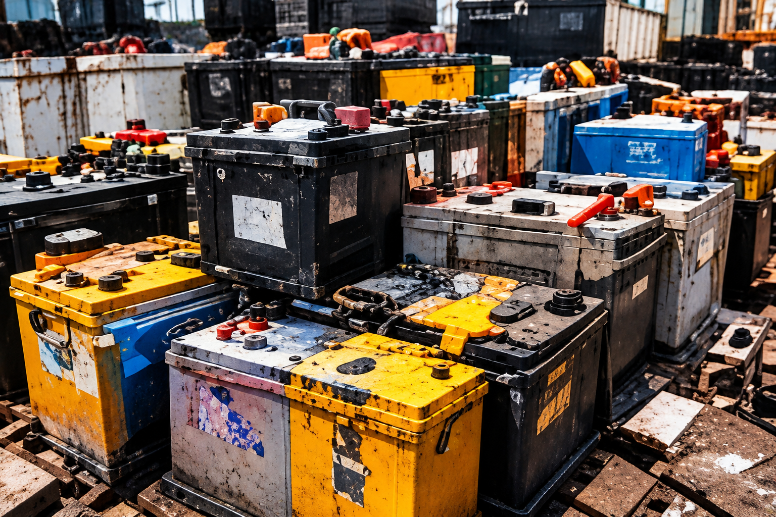 Other Battery Scrap for collection in Dammam