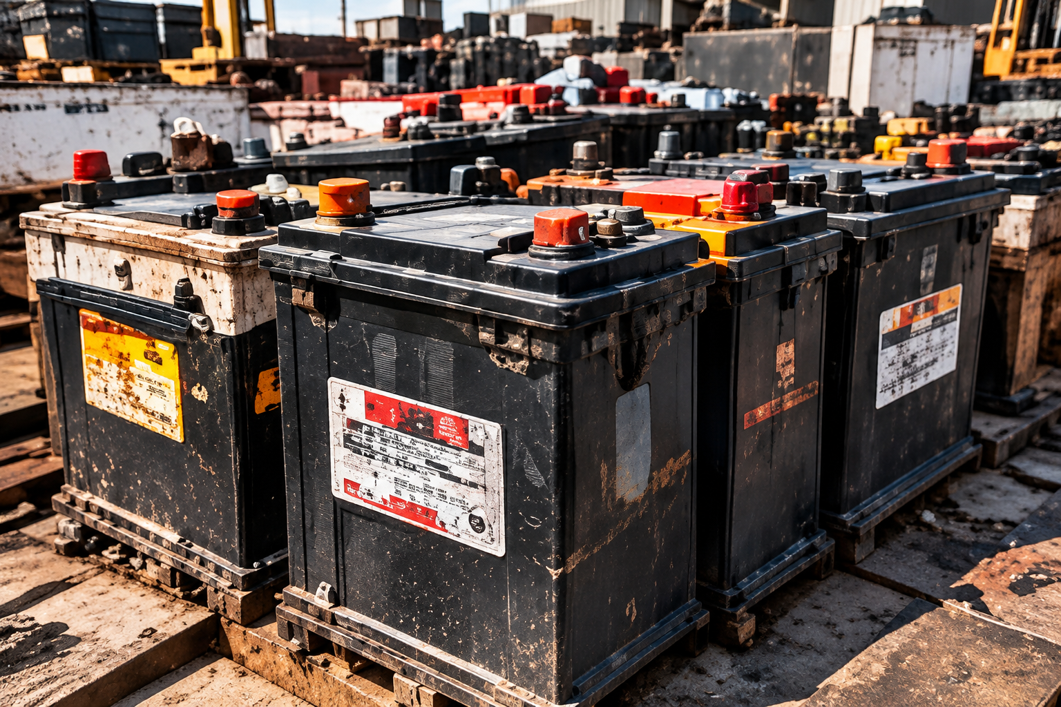 Truck Battery Scrap for collection in Dammam