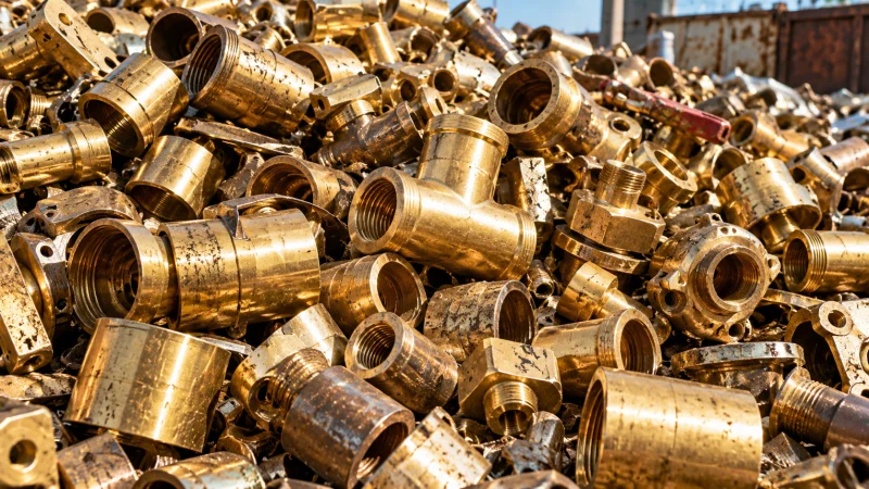 Brass Scrap in Dammam Mixed brass fittings and metal parts