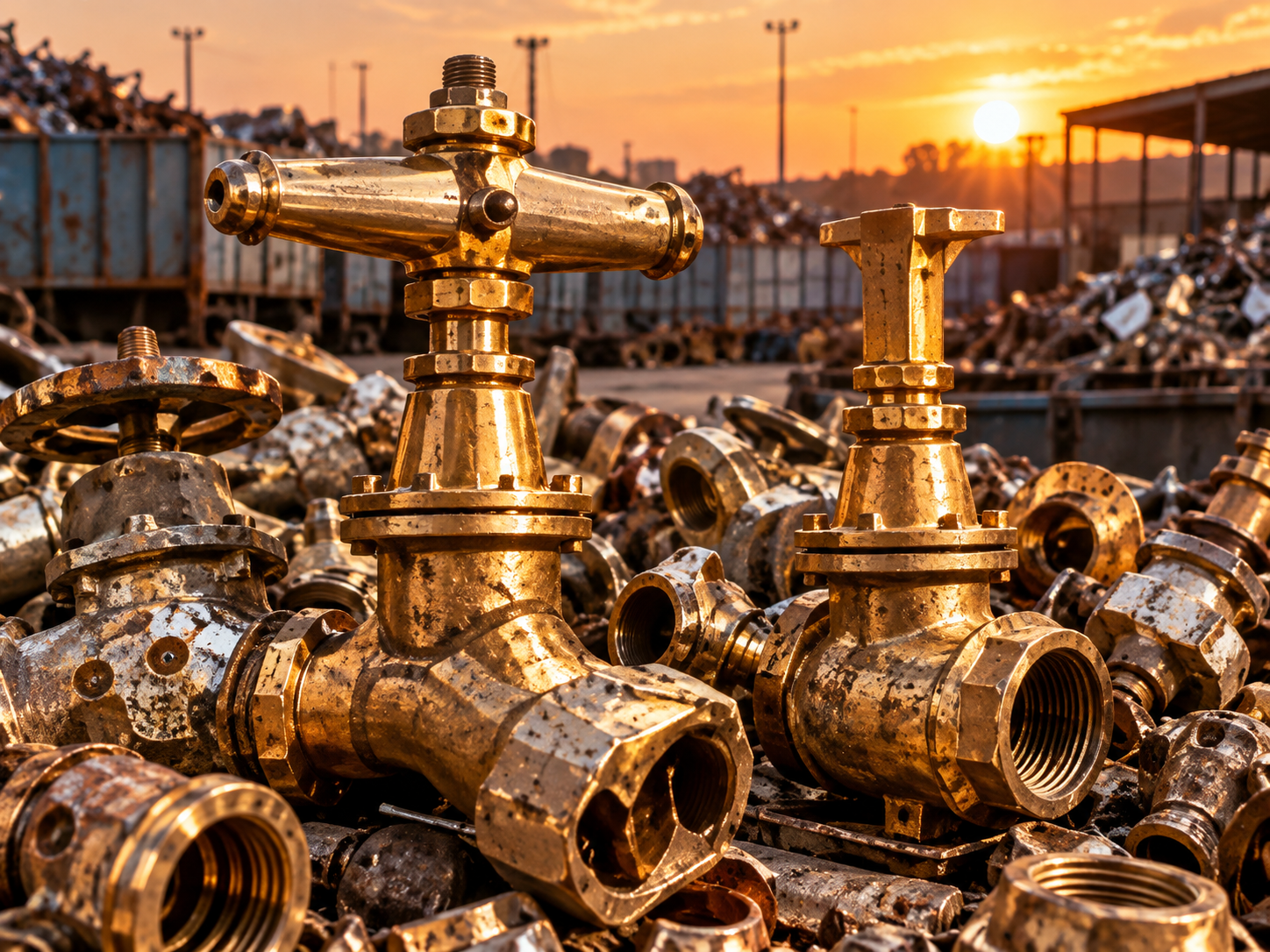 Brass Valves for buying and recycling in Dammam