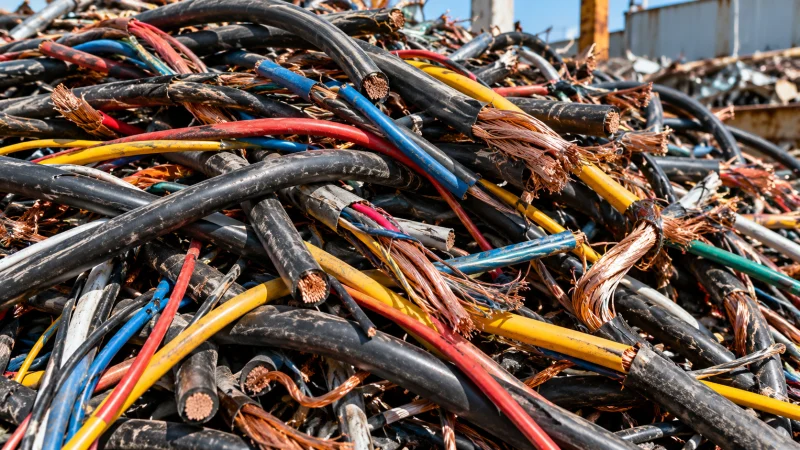 Cable Scrap in Dammam Mixed electrical cables and insulated wiring
