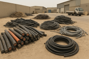 Sorted copper and aluminum cables illustrating cable scrap price in Dammam evaluation factors
