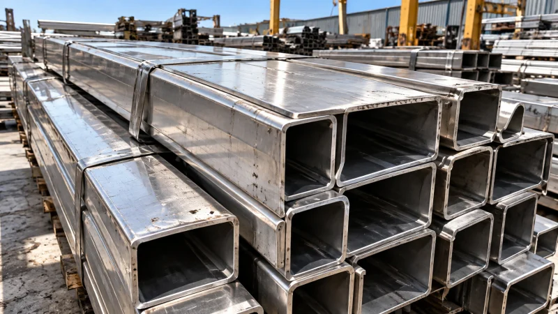 Stainless steel sections illustrating the SS 304 scrap category