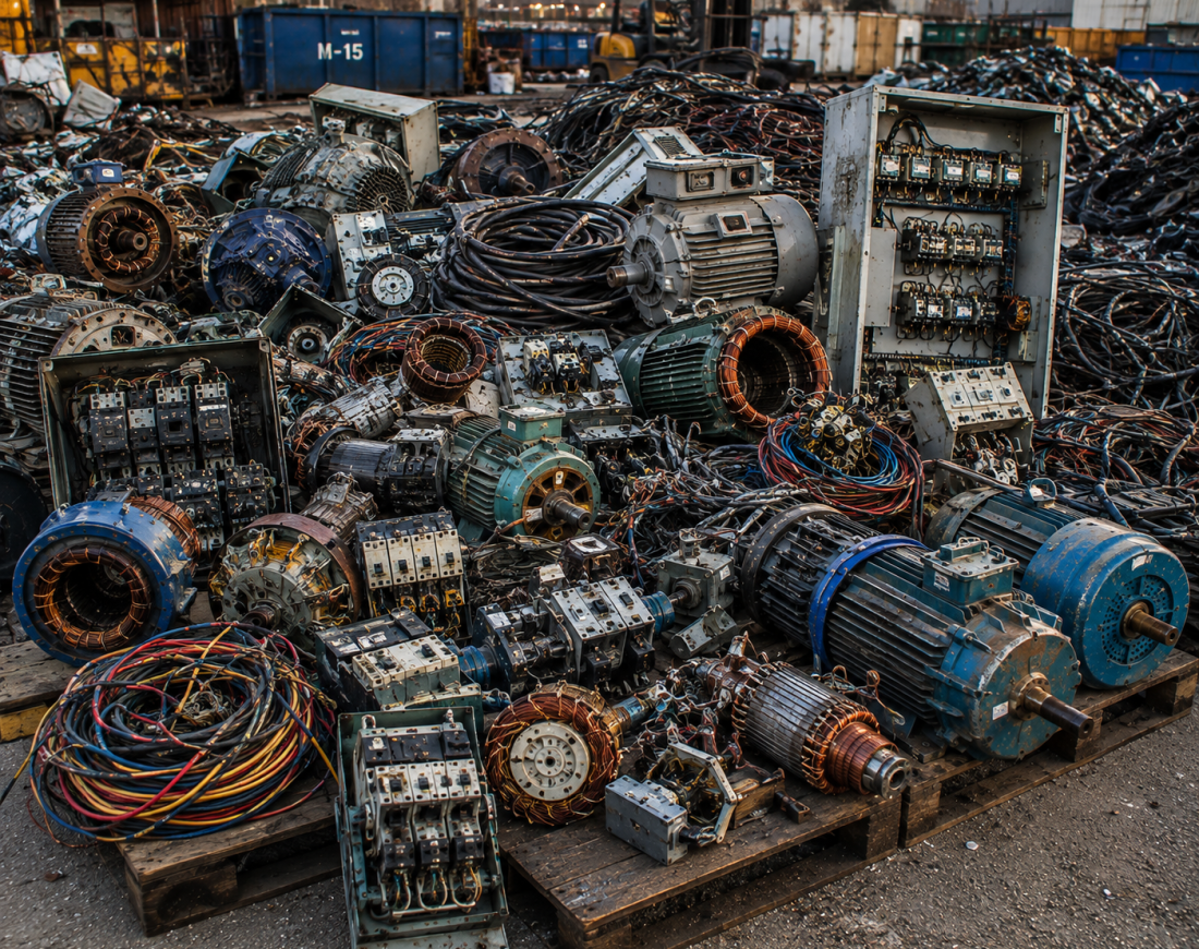 Electrical and motor scrap metal services in Dammam