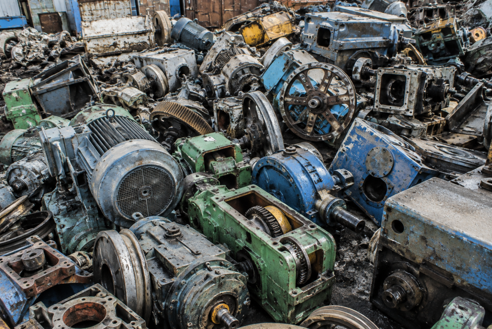 Industrial machinery scrap collection in Dammam